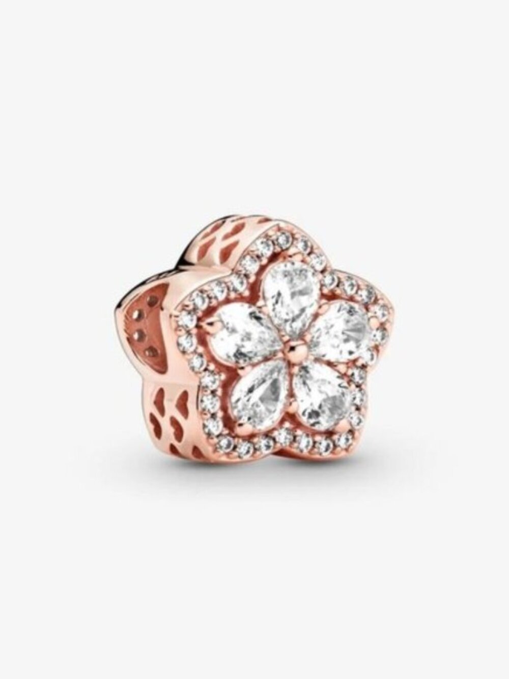 Pandora Sparkling Snowflake Pav?? Charm